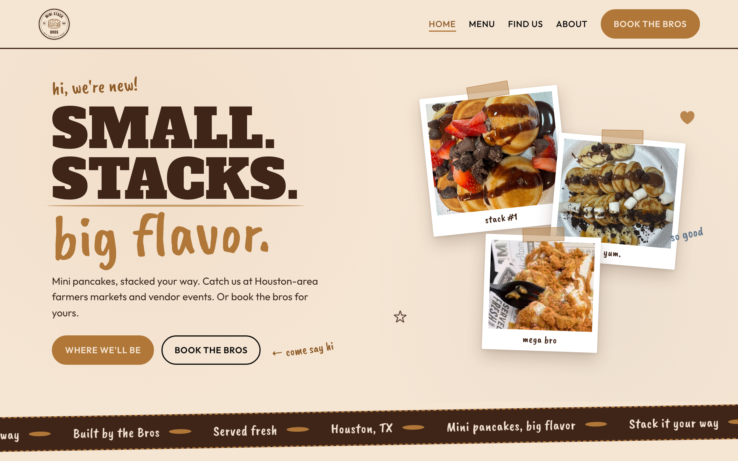 Mini Stack Bros site preview